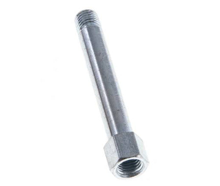 Rallonge mâle/femelle en acier pour embout à graisse M8x1 58mm