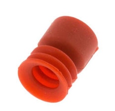 Soufflet 10mm Silicone Rouge Ventouse Course 4mm [2 Pièces]