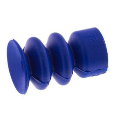 14mm Soufflet PUR Bleu Ventouse Course 10mm