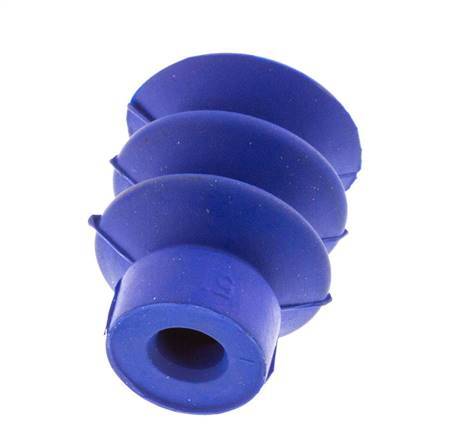 18mm Soufflet PUR Bleu Ventouse Course 8mm