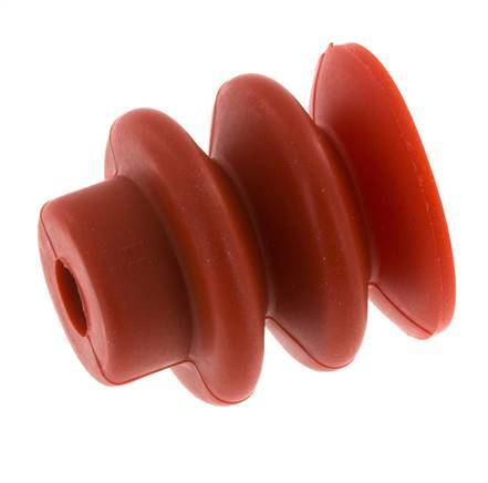 Soufflet 30mm Silicone Rouge Ventouse Course 13mm