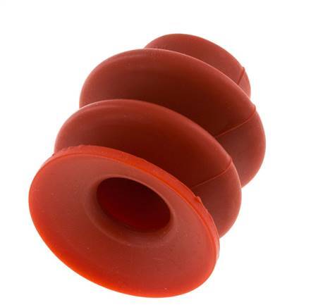Soufflet 30mm Silicone Rouge Ventouse Course 13mm