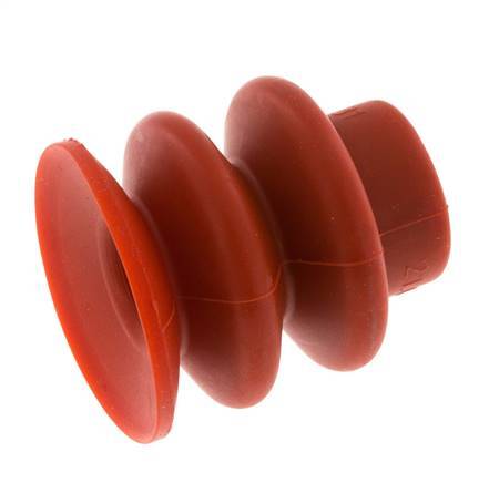 Soufflet 30mm Silicone Rouge Ventouse Course 13mm
