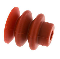 Soufflet 30mm Silicone Rouge Ventouse Course 13mm