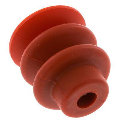 Soufflet 30mm Silicone Rouge Ventouse Course 13mm