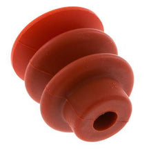 Soufflet 30mm Silicone Rouge Ventouse Course 13mm