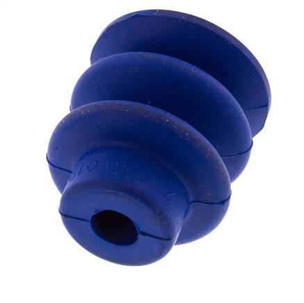 Soufflet 30mm PUR Bleu Ventouse Course 13mm