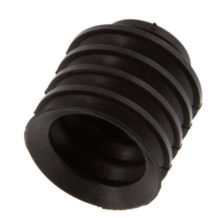 30mm Bellows CR Black Vacuum Suction Cup Stroke 21mm
