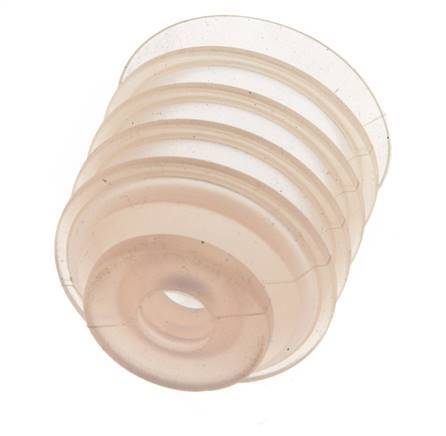 Soufflet 30mm Silicone Clair Ventouse Course 21mm
