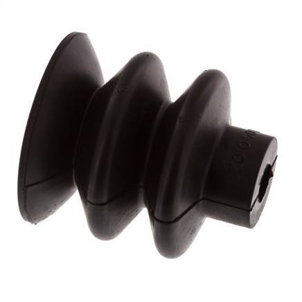 40mm Soufflet NBR Noir Ventouse Course 20mm