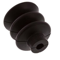 40mm Soufflet NBR Noir Ventouse Course 20mm