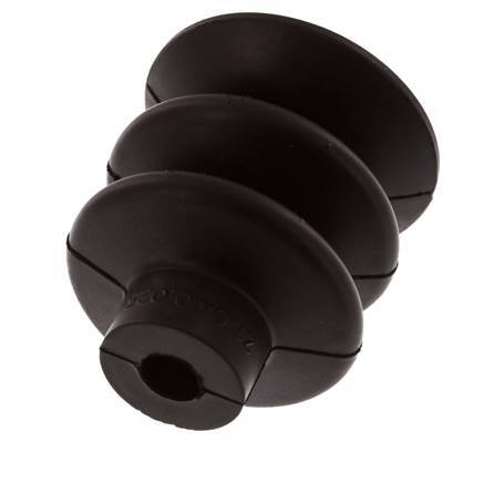 40mm Soufflet NBR Noir Ventouse Course 20mm