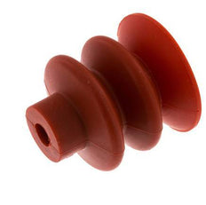 40mm Bellows Silicone Red Vacuum Suction Cup Stroke 20mm