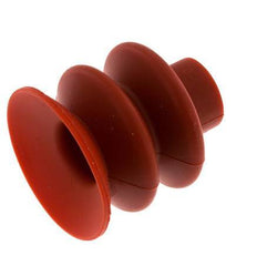 40mm Soufflet Silicone Rouge Ventouse Course 20mm