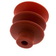 40mm Soufflet Silicone Rouge Ventouse Course 20mm