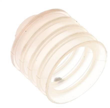 Soufflet de 40mm en silicone transparent pour ventouse de 20mm de course