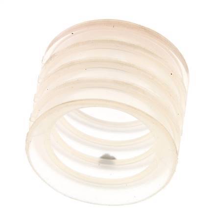 Soufflet de 40mm en silicone transparent pour ventouse de 20mm de course