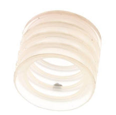 Soufflet de 40mm en silicone transparent pour ventouse de 20mm de course