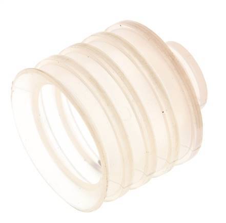 Soufflet de 40mm en silicone transparent pour ventouse de 20mm de course