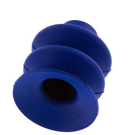 40mm Soufflet PUR Bleu Ventouse Course 20mm