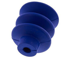 40mm Soufflet PUR Bleu Ventouse Course 20mm