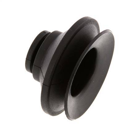 42mm Bellows CR Black Vacuum Suction Cup Stroke 9mm