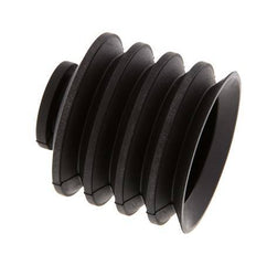 50mm Bellows CR Black Vacuum Suction Cup Stroke 30mm