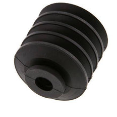 50mm Bellows CR Black Vacuum Suction Cup Stroke 30mm