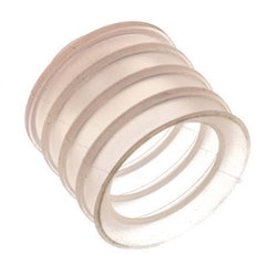 50mm Soufflet Silicone Clair Ventouse Course 30mm