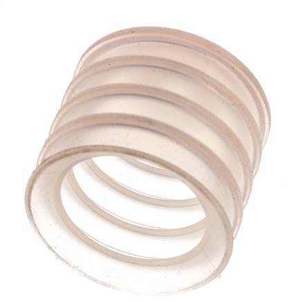 50mm Soufflet Silicone Clair Ventouse Course 30mm