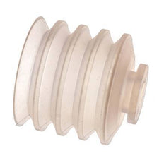 50mm Soufflet Silicone Clair Ventouse Course 30mm