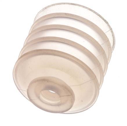 50mm Soufflet Silicone Clair Ventouse Course 30mm