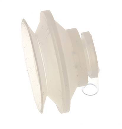 Soufflet 52mm Silicone Clair Ventouse Course 12mm