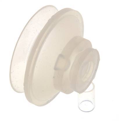Soufflet 52mm Silicone Clair Ventouse Course 12mm