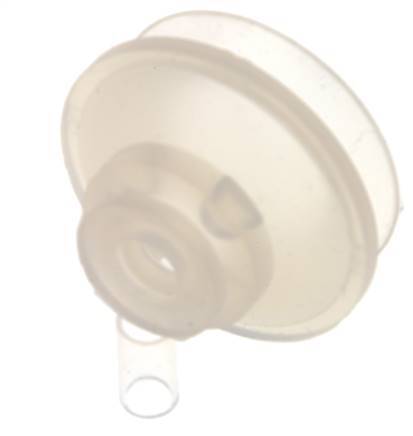 Soufflet 52mm Silicone Clair Ventouse Course 12mm