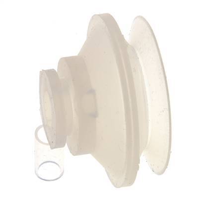 Soufflet 52mm Silicone Clair Ventouse Course 12mm