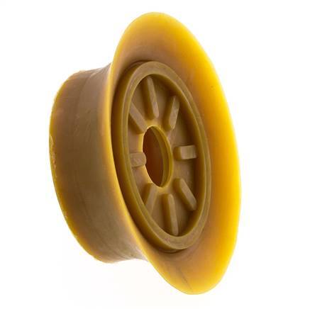 100mm Flat NR Beige Ventouse G 1/4 inch Female Stroke 6mm Thin Lips