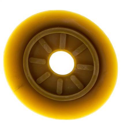 100mm Flat NR Beige Ventouse G 1/4 inch Female Stroke 6mm Thin Lips