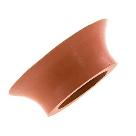 Ventouse plate 100mm SBR brun rougeâtre G 1/4 pouce Course femelle 6mm Lèvres minces