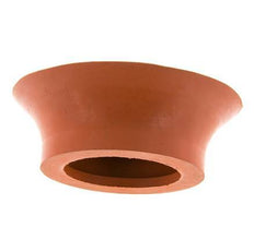 Ventouse plate 100mm SBR brun rougeâtre G 1/4 pouce Course femelle 6mm Lèvres minces
