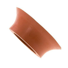 Ventouse plate 100mm SBR brun rougeâtre G 1/4 pouce Course femelle 6mm Lèvres minces