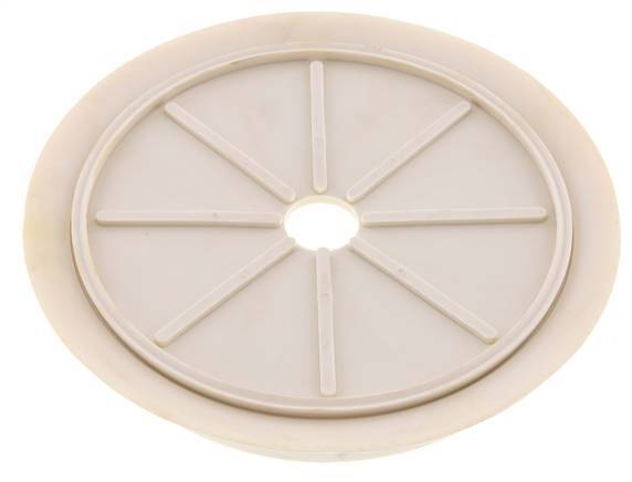 200mm Flat NRE White Vacuum Suction Cup G 1/2 inch Female Stroke 5mm Thin Lips