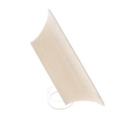 Ventouse plate 40mm en silicone transparent G 1/8 inch Female Stroke 3mm Thin Lips