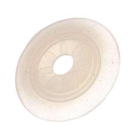 Ventouse plate 40mm en silicone transparent G 1/8 inch Female Stroke 3mm Thin Lips