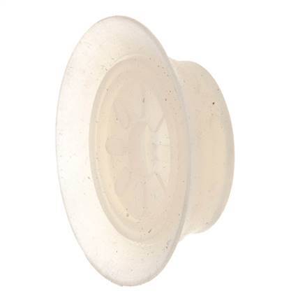 Ventouse plate 40mm en silicone transparent G 1/8 inch Female Stroke 3mm Thin Lips