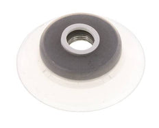 60mm Silicone Clair ventouse plate G 1/4 pouce Course femelle 5mm Lèvres robustes
