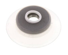 60mm Silicone Clair ventouse plate G 1/4 pouce Course femelle 5mm Lèvres robustes