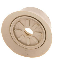 70mm NR Beige Ventouse plate G 1/4 pouce Course femelle 6mm Lèvres minces