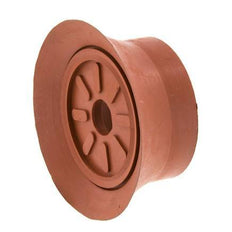 Ventouse plate 70mm SBR brun rougeâtre G 1/4 pouce Course femelle 6mm Lèvres minces