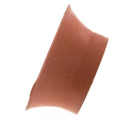 Ventouse plate 70mm SBR brun rougeâtre G 1/4 pouce Course femelle 6mm Lèvres minces